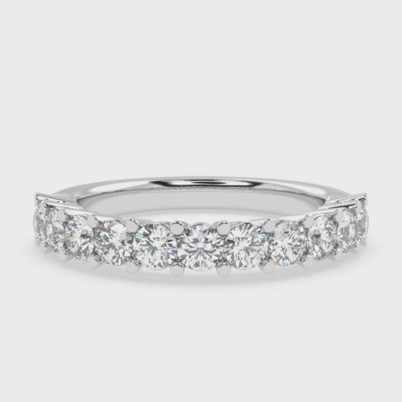 Lustrous Eternity Diamond Band Ring